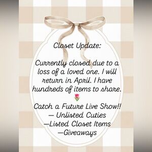 CLOSET UPDATE 📣 March 2026 📣